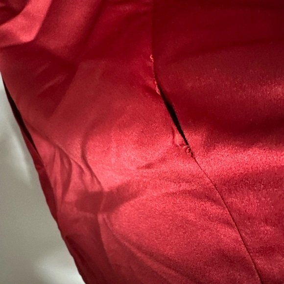 The Autumn Adeigbo Clarette Deep Red Goth Witchy Mesh Corset Dark Academia 4 - Picture 5 of 16